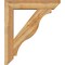 Ekena Millwork Funston Slat Rough Sawn Bracket w/ Offset Brace, Western Red Cedar, 8"W x 38"D x 44"H BKT0806X38X44FST06RWR - alternate 4